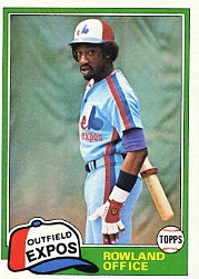 1981 Topps Baseball Cards      319     Rowland Office